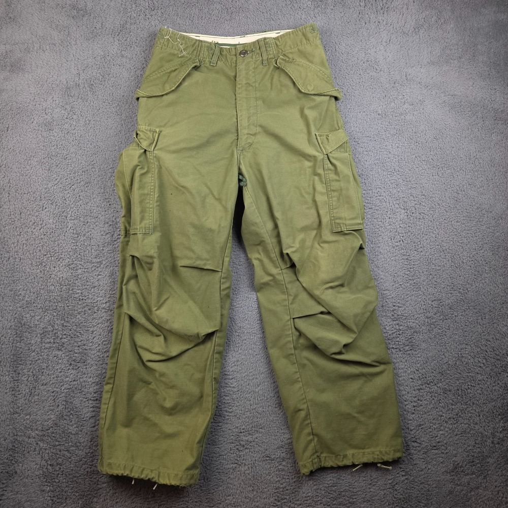 Vintage 1972 US Army M-65 Field Cargo Pants Small Regular OG-107 Vietnam Winfiel
